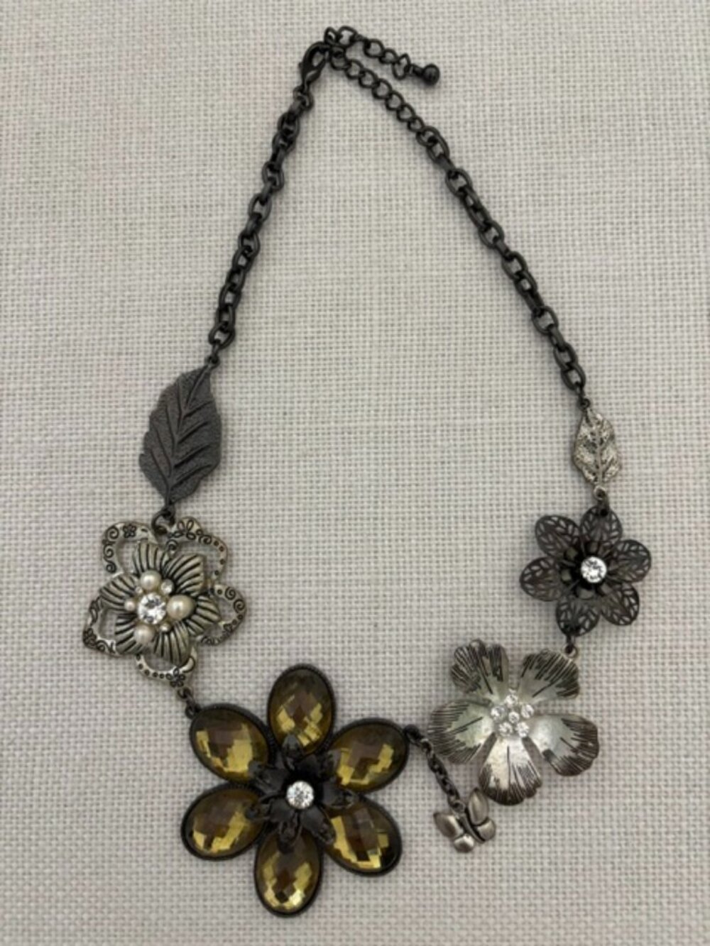 Park Lane Floral Statement Necklace